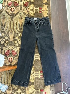Pilcro Black Wide-Leg Jeans SKIPPER